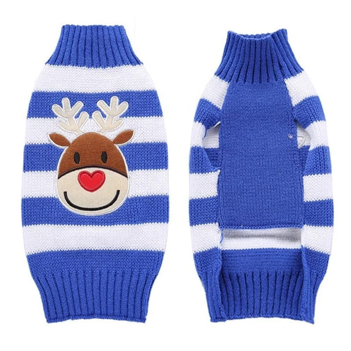 Christmas Sweater With Deer | Bull Terrier World