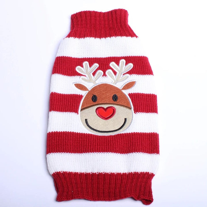 Christmas Sweater With Deer | Bull Terrier World