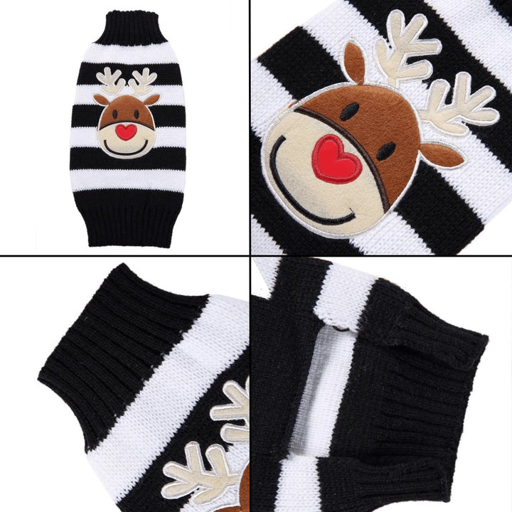 Christmas Sweater With Deer | Bull Terrier World