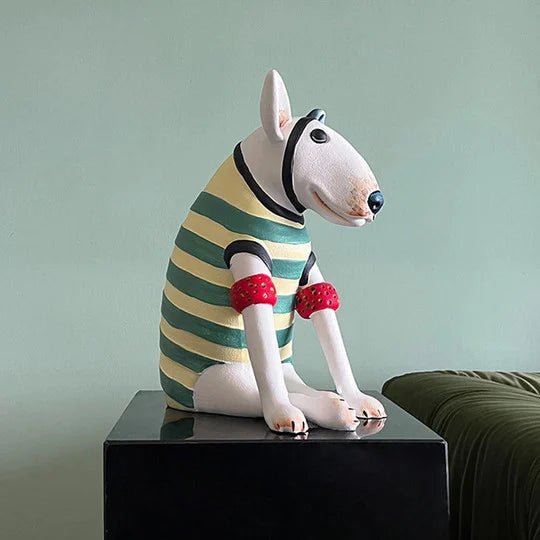 Chunky Bull Terrier Figurine | Bull Terrier World