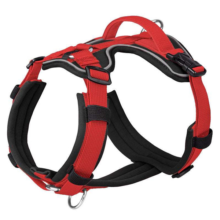 Reflective No-Pull Vest Harness Bull Terrier World S / Black & Red