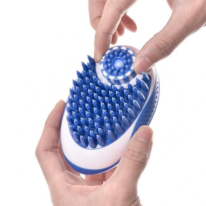 Massaging Shampoo Dispensing Brush | Bull Terrier World