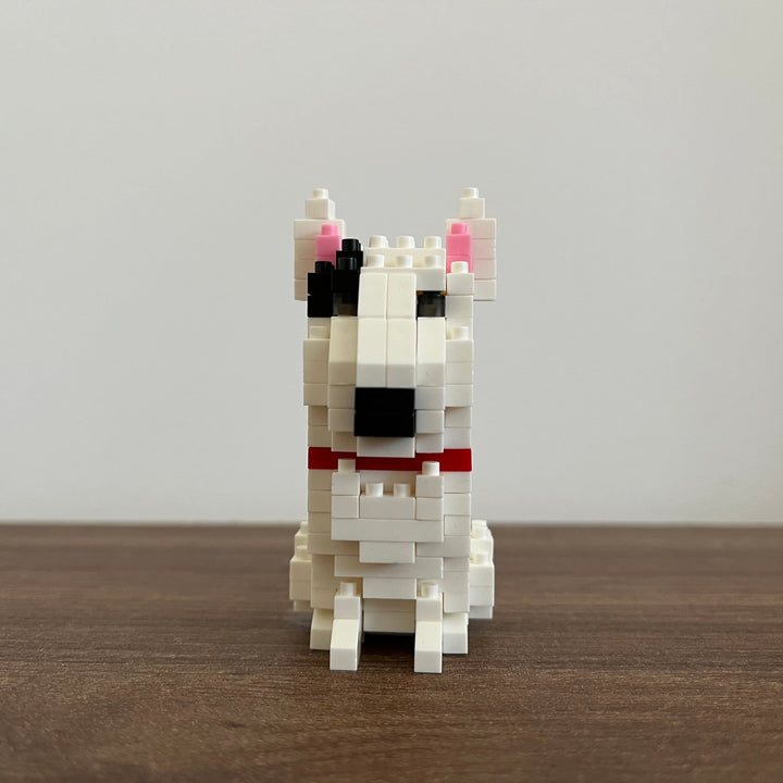 Micro Bull Terrier Block Toy Bull Terrier World