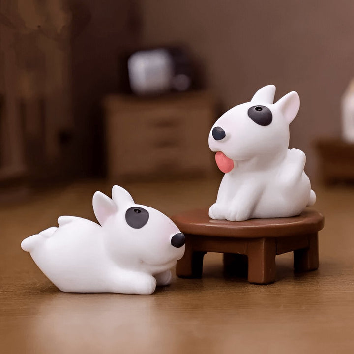 Mini Bull Terrier Figurines Set | Bull Terrier World