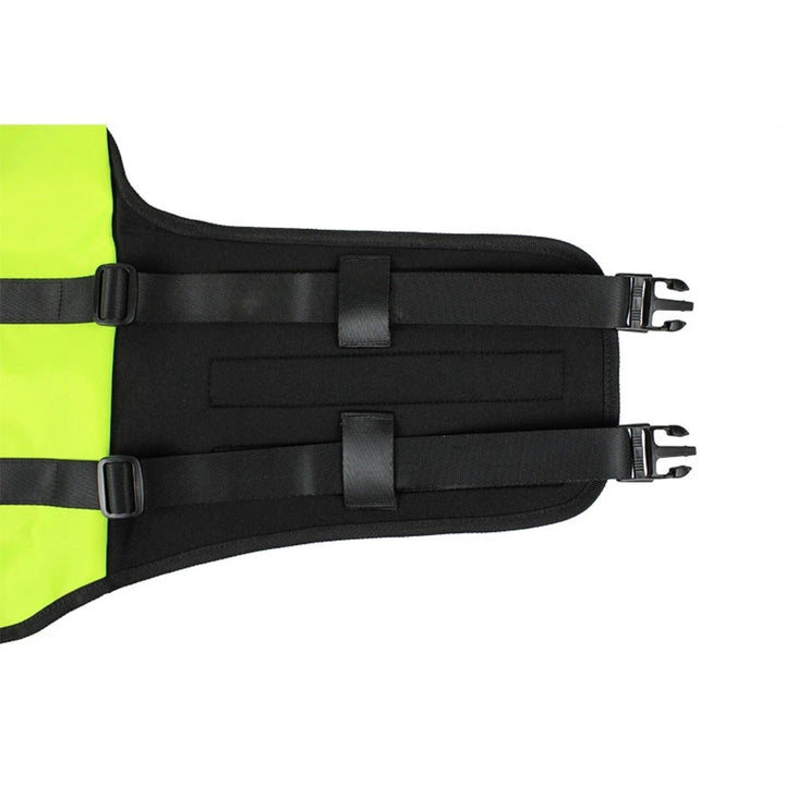 Neon Green Inflatable Life Jacket | Bull Terrier World