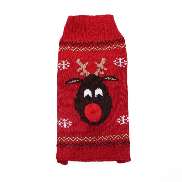 Nosey Deer Christmas Sweater | Bull Terrier World