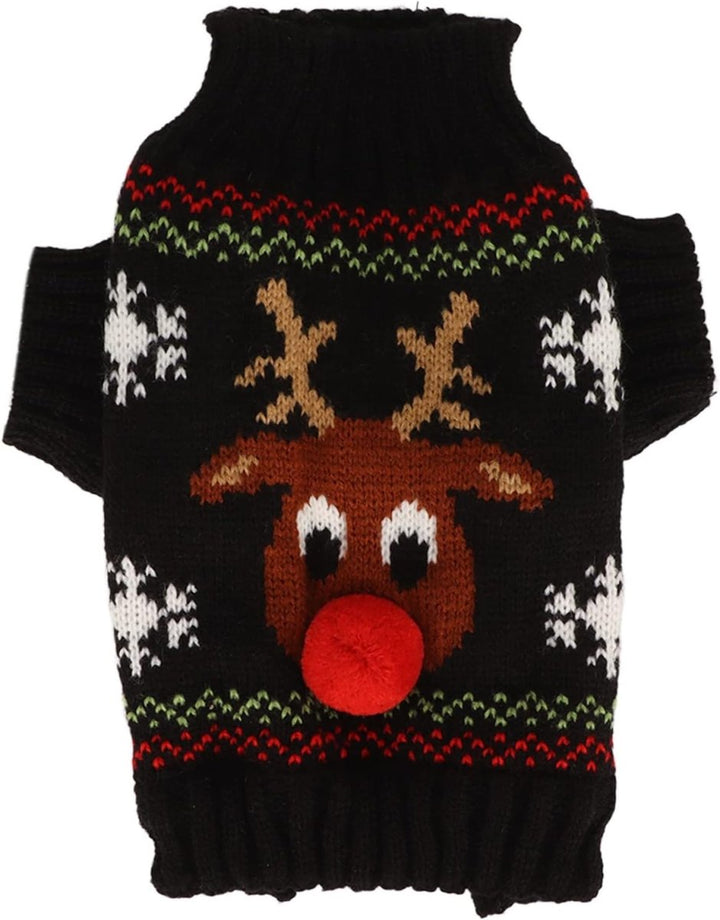 Nosey Deer Christmas Sweater | Bull Terrier World