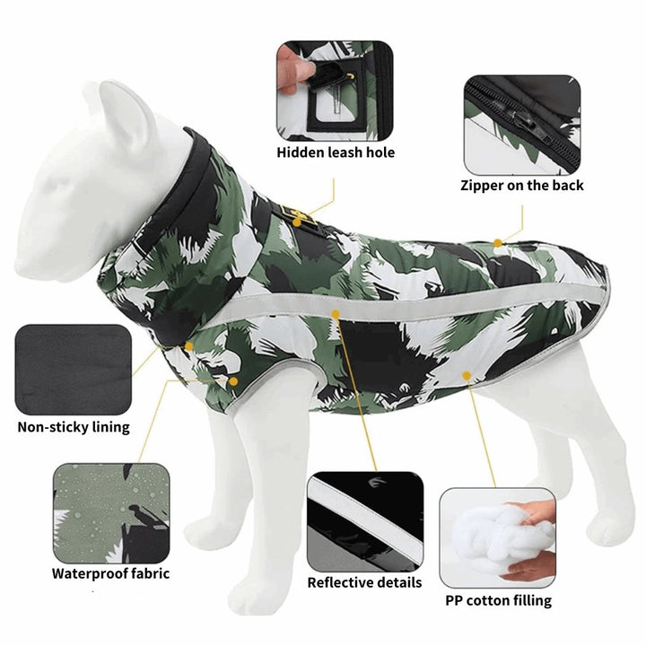 Patterned Vest With Retractable Collar | Bull Terrier World