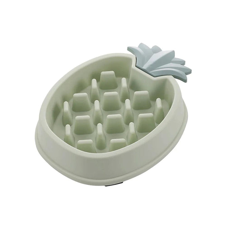 Pineapple Slow Feeder Bowl Bull Terrier World Green