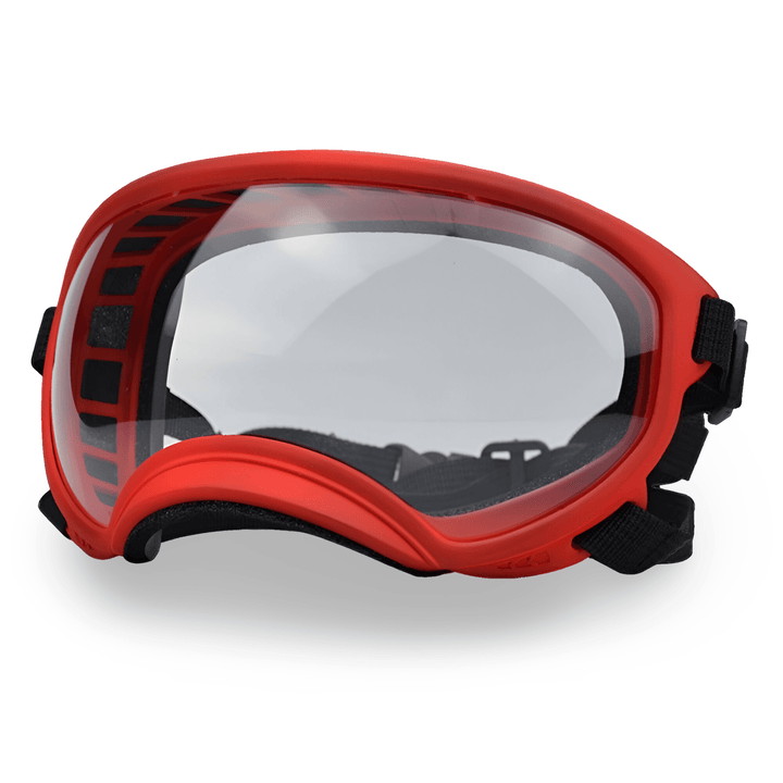 Protective Dog UV Goggles Bull Terrier World Red / Transparent