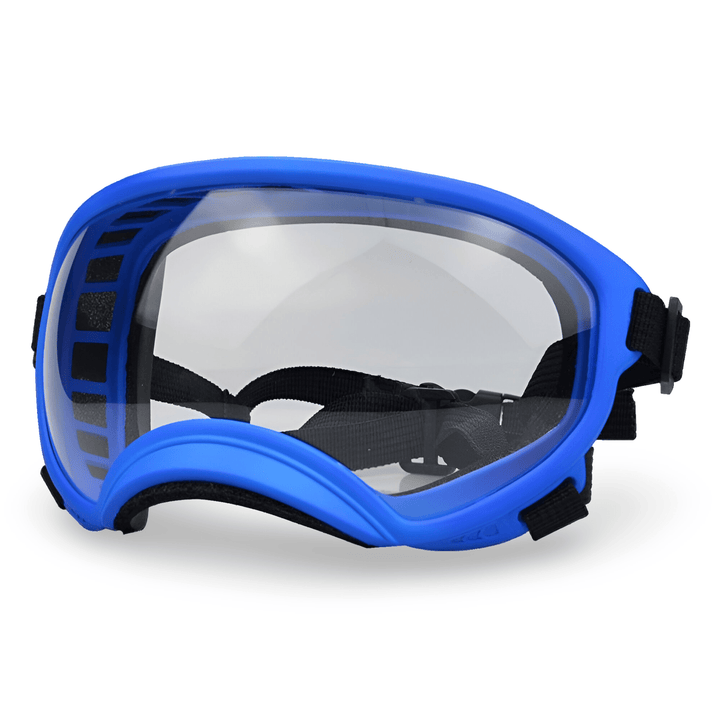 Protective Dog UV Goggles Bull Terrier World Blue / Transparent