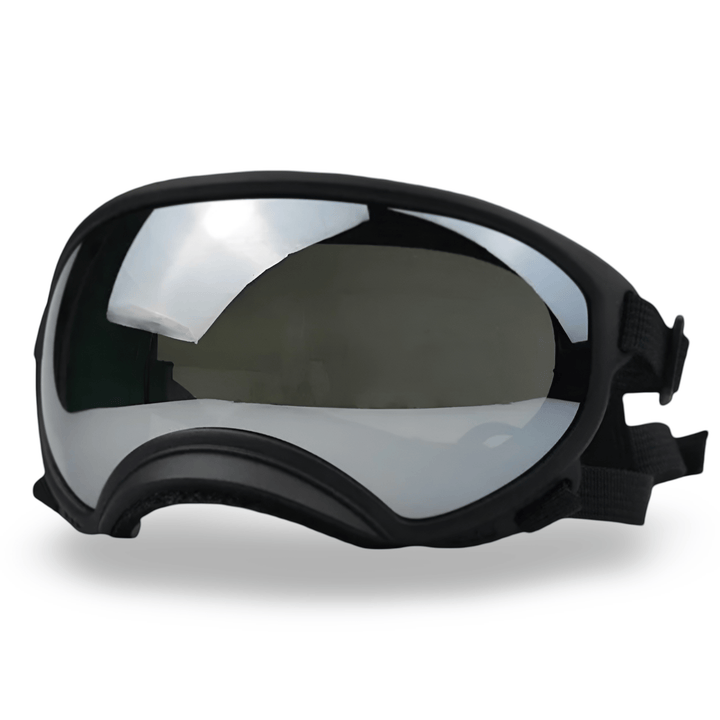 Protective Dog UV Goggles Bull Terrier World Black / Silver Mirror