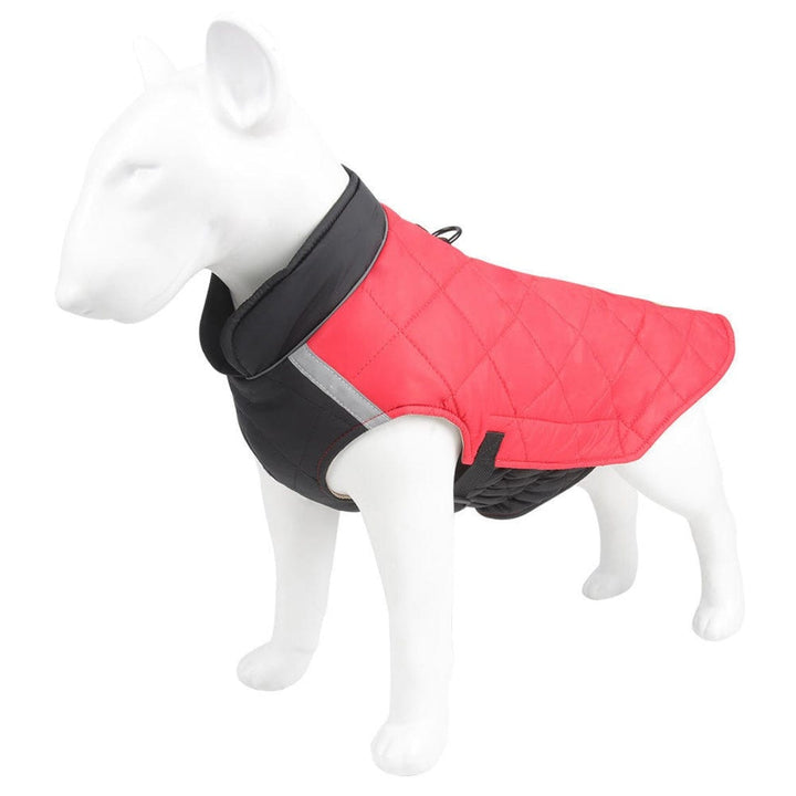 Reflective Quilted Comfort Vest Bull Terrier World XL / Red & Black