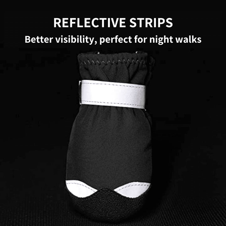 Reflective Soft Waterproof Dog Shoes | Bull Terrier World