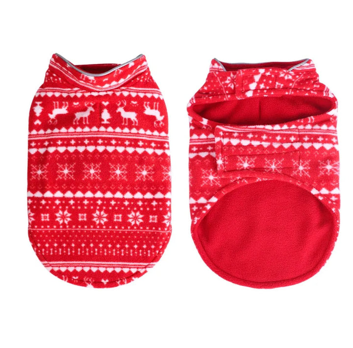 Reversible Polar Christmas Vest | Bull Terrier World