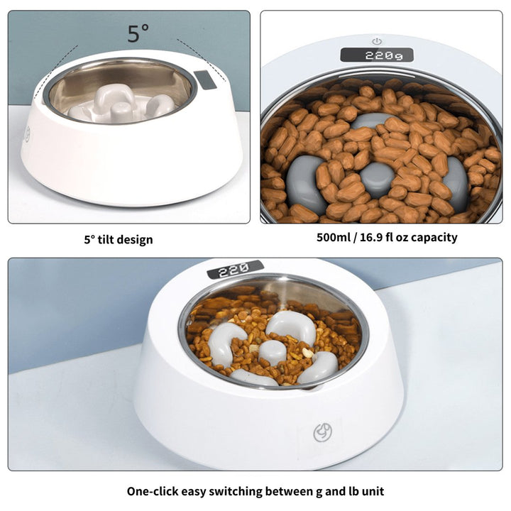 Slow Feeder Bowl With Built - in Scale | Bull Terrier World